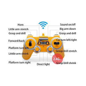 ماشین کنترلی بیل مکانیکی شارژی سه کاره مقیاس 1:16 دبل ای مدل Excavator Volv Double EE 568-003_اسباب بازی